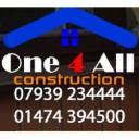 One 4 All Construction logo